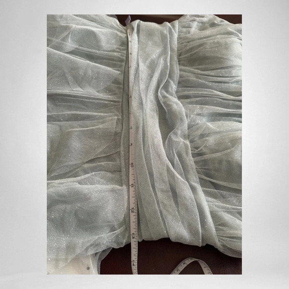 PEAR CULTUR Juniors Corkscrew Ruffles Gathered Cocktail & Party Dress 13/14 & 0 - Picture 10 of 13